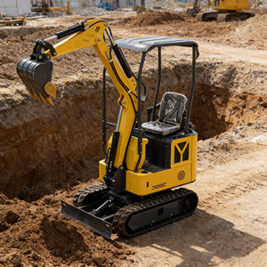 Мини-экскаваторы с поворотной стрелой 1.6, 1.8, 2 тонны, с кабиной, стандарт EPA EURO 5, цены на мини-экскаваторы, суперскидка - Product Image 3