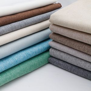 Linen Sofa Upholstery <b>Fabric</b> For Sofa Cover Cushion Tablecloth Pillow Soft Pack Engineering Decoration Cloth - Product Image 1