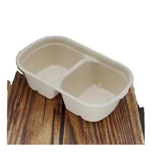 Food Storage Box Degradable food lunchbox Brown Self Sealing 2023 Supplier Sandwich Cookie Kids Modern Unique Lunch Tas Met Box