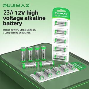 Pile alcaline super puissante PUJIMAX <span class=keywords><strong>23A</strong></span> 12V A23 <span class=keywords><strong>MN21</strong></span> V23GA longue durée, anti-fuite, 5 pièces/carte pour télécommandes de clés, alarmes et portes de garage - Product Image 2
