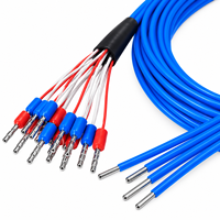 Sonde de température à thermocouple de type K à jonction micro-exposée, isolée en PTFE, pour la mesure de la température des machines industrielles