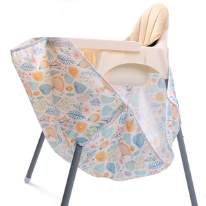 Tapis d'éclaboussure personnalisé pour enfants tapis imperméable pour chaise haute tapis d'attrape-nourriture lavable tapis d'éclaboussure attrape-nourriture <span class=keywords><strong>bavoir</strong></span> étanche au riz - Product Image 4
