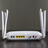 Sıcak Satış Modem Router Çift Modlu Wifi5 ONU ZC-521T XPON 4GE+2POTS+CATV+AC2100 Toptan Fiyatı