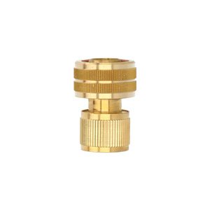 Connettore per Tubo in Ottone da 3/4" con Funzione STOP - Product Image 1