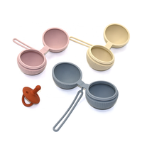Nouvelle arrivée, étui imperméable pour sucette, étui en silicone pour sucette de bébé, pochette pour sac à langer, conteneur de rangement pour sucettes de bébé
