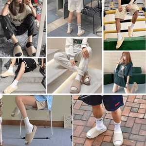 Mới đến dừa theo chủ đề mùa hè eva dép dép người đàn ông Phụ nữ thoáng khí ngoài trời Ins siêu thị độc quyền 3D in logo - Product Image 3