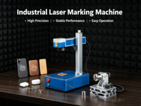 Nouvelle machine de marquage et de gravure laser à fibre à mise au point automatique Guangyuan pour métal et verre 3D 20W/30W/50W rotative haute productivité BJJCZ