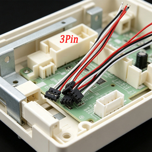 كابل موصل ثلاثي الأسنان بخطوة 1.2 مم من نوع Molex 78171، سلك توصيل أحادي الطرف لوحدة بطارية سماعة البلوتوث والمكنسة الكهربائية - Product Image 1