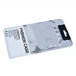 Étuis pour téléphones portables et housses personnalisées avec logo, sacs en plastique transparents refermables avec fermeture éclair, emballage transparent - Product Image 3