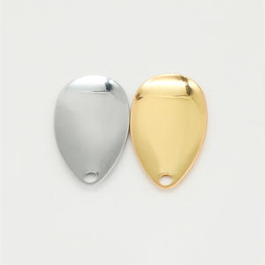 Accessoires de pêche DIY, attirant les poissons, gouttelettes d'eau, nickel lisse, matériel de pêche, appât, outil de pêche, leurre, lames de spinner <span class=keywords><strong>pour</strong></span> truites - Product Image 1