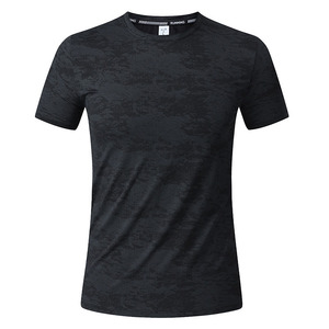 Camiseta Deportiva de Gran Tamaño de Secado Rápido con Estampado, Ropa Deportiva <span class=keywords><strong>para</strong></span> Hombre, Cuello Redondo, Camiseta Deportiva de Manga Corta <span class=keywords><strong>para</strong></span> Hombre - Product Image 4