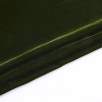 Tissu Mode Personnalisé Vert 100% Polyester Teint Microfibre Tissée Velours Mode 5000 9000 pour Abaya Thobe