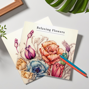 Libro <span class=keywords><strong>da</strong></span> <span class=keywords><strong>Colorare</strong></span> con <span class=keywords><strong>Fiori</strong></span> Rilassanti, <span class=keywords><strong>Disegni</strong></span> Floreali Intricati, Libro <span class=keywords><strong>da</strong></span> <span class=keywords><strong>Colorare</strong></span> <span class=keywords><strong>per</strong></span> <span class=keywords><strong>Adulti</strong></span> con Terapia Artistica Calmante - Product Image 2