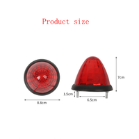 Nouvelle Lampe de Positionnement et de Clignotement LED Conique Multicolore pour Camion et Remorque, Montage en Surface 12V 24V, Rétrofit/Amélioration