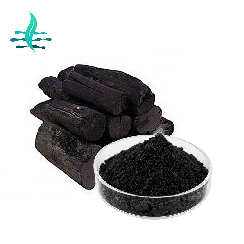Melanina de carvão vegetal de alta qualidade, 100% de natureza pura, melanina de carvão alimentar