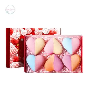 Bombas de Baño con Forma de Corazón, Esencia Natural, Etiqueta Personalizada OEM, Múltiples Aromas, Baño de Burbujas Orgánico de Lujo para Uso Doméstico - Product Image 5
