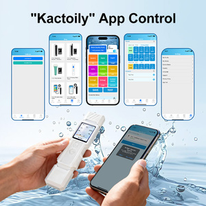 เครื่องวัดคุณภาพน้ำแบบพกพา Kactoily 9 in 1 วัดค่าความขุ่น TDS EC อุณหภูมิ ความเค็ม COD TOC UV275 ความกระด้างของน้ำ - Product Image 3