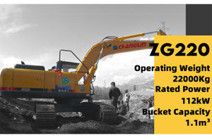 Nueva Excavadora de Orugas Pesada de 22 Toneladas con Martillo y Repuestos, Máquina Excavadora - Product Image 6