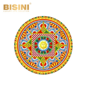 Armadi da soggiorno splendidamente decorati in stile retrò squisito armadietto bianco porcellana blu in legno massello armadi da esposizione - Product Image 4