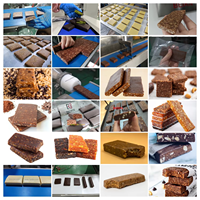 Machine de découpe d'extrudeuses de barres de dattes, ligne de production de barres énergétiques, machine automatique de fabrication de barres protéinées et de snacks