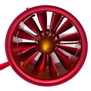 Juego de Hélices de Avance y Retroceso de Alta Potencia de 70 mm, Totalmente Metálicas, con <span class=keywords><strong>12</strong></span> Aspas, Turbofan <span class=keywords><strong>EDF</strong></span> FXB - Product Image 1