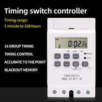 Minuterie programmable intelligente de haute qualité 220V KG316T-X, commande électronique pour les lampadaires