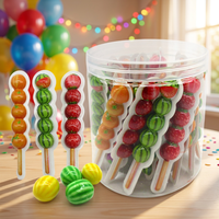 Gomme à mâcher en forme de boule de pastèque Bubble Gum rempli au centre