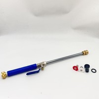 Pistolet de lavage haute pression à jet puissant, lance à eau pour tuyau d'arrosage, pistolet pulvérisateur avec construction métallique et contrôle de débit variable, pour lavage de voiture