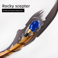 Avengers 4 Loki Staff Cosplay Arme Prop Modèle 1:1 Infinity Soul Gem Container Full Metal Gravé pour les Décorations de Noël