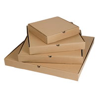 Wellpappe-Tragetaschen mit Griffen, glänzend laminiert, für Lebensmittel, Einzelhandel, Takeaway und aseptische Produkte, mit einfachem Tragekomfort