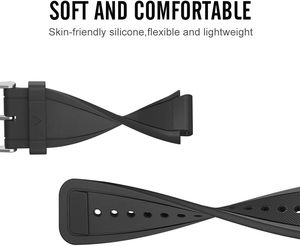 Montre connectée carrée IPS avec charge sans fil, contrôle d'accès NFC, moniteur de fréquence cardiaque, de tension artérielle, de sommeil et suivi sportif - Product Image 4