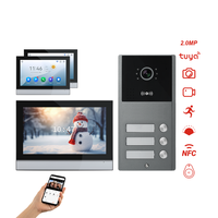 Prix usine 1080P HD 10.1 pouces IPS écran tactile interphone vidéo sonnette sécurité extérieure PIR détection de mouvement couleur prend en charge