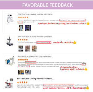 เครื่องทำเครื่องหมายเลเซอร์ไฟเบอร์แบบพกพา50W CNC ระบายความร้อนด้วยอากาศใช้งานง่ายแกะสลักชิ้นส่วนโลหะลึก DXF PLT DST - Product Image 5