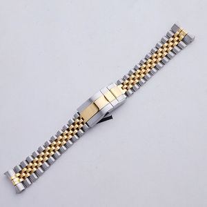 Correa de Reloj Jubilee Curva Sólida de Acero 316L Dorado de 20 mm para Rolex <span class=keywords><strong>GMT</strong></span> <span class=keywords><strong>Master</strong></span> II - Product Image 4