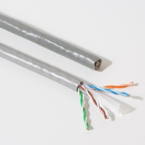 Câble Ethernet LAN CAT6A 1000ft fil LAN réseau en vrac 23AWG cuivre massif UTP câble <span class=keywords><strong>Internet</strong></span> haut débit connectivité Stable gris - Product Image 1