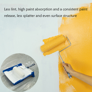 OEM compatible con TOPMAN Industrial/DIY grado 9 pulgadas microfibra pintura <span class=keywords><strong>rodillo</strong></span> recarga cepillo cubierta PP Core - Product Image 6