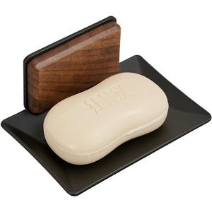 Portasapone Quadrato Multifunzionale in Legno Massello Creativo per la Casa, Mensola da Parete per Oggetti Vari per Cucina, Soggiorno, Guardaroba - Product Image 1