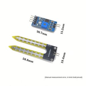 โมดูลเซ็นเซอร์วัดความชื้นในดินแบบอิเล็กทรอนิกส์ โมดูลตรวจจับความชื้นสำหรับชิ้นส่วนสกู๊ตเตอร์ ชุดตรวจวัดความชื้น - Product Image 3