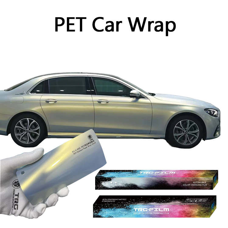 PET matte far peak blue magic gold