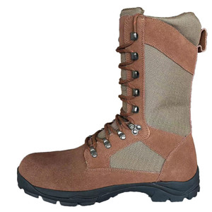 Bottes tactiques du désert en cuir suédé avec doublure imperméable du désert pour hommes - Product Image 2
