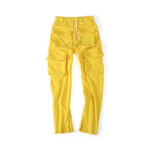 Pantalones Deportivos de Forro Polar para Hombre, Invierno 2021, Cintura Alta, Pantalones Jogger con Cordón, Pantalones Cargo Casuales de Calle - Product Image 3