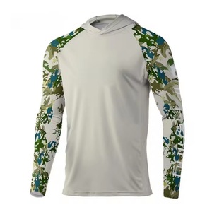 Camiseta de Pesca Unisex para Adultos, Personalizada con Transferencia de Calor, 100% Poliéster, de Alta Calidad, Fabricada por Source Factory OEM/ODM, con Capucha 3D Personalizada - Product Image 4
