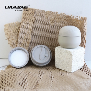 Tùy chỉnh sinh thái thân thiện Bát trứng hình dạng mỹ phẩm pmu Kem <span class=keywords><strong>Jar</strong></span> với muỗng - Product Image 3
