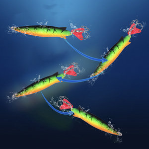 Leurre de <span class=keywords><strong>pêche</strong></span> en métal pour eau douce et eau salée, leurre spinner pour poisson-chat, brochet, brochet d'eau douce, bar, saumon, marlin, carpe, leurre Toby - Product Image 6