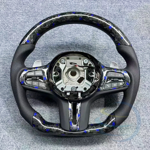 Volante Deportivo <span class=keywords><strong>Serie</strong></span> G con Calefacción, LED y Fibra de Carbono Forjada, para G20 330i X3 G01 540i G30 M550i X5 G05 G80 M3 G82 G42 Lci, Disponible en <span class=keywords><strong>Stock</strong></span> - Product Image 6