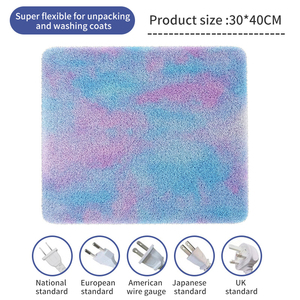 Nueva almohadilla térmica duradera Popular para mascotas, alfombrilla térmica para mascotas, alfombrilla caliente para autocalentamiento para perros, manta eléctrica ajustable - Product Image 5