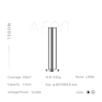 Diffuseur de parfum commercial sans eau pour bureau, couverture 300m³, contrôle à distance via application, tour métallique mince 110ml, silencieux 38dB