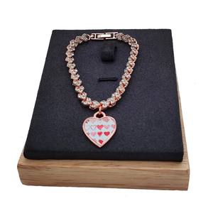 Strass Roman Hip Hop Sublimation Femme Bracelet Bijoux Blancs - Product Image 3