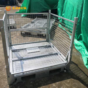 כבד פלדה קלה פלדה עמיד <span class=keywords><strong>stackable</strong></span> קריסה כלוב מזרן - Product Image 2