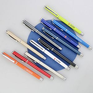 Wholesale Finishing <b>Gold</b> Metal Touch Screen for Promotional Ballpoint <b>Pen</b> with Custom Logo 0.5mm Writing Width Black Ink - Product Image 1